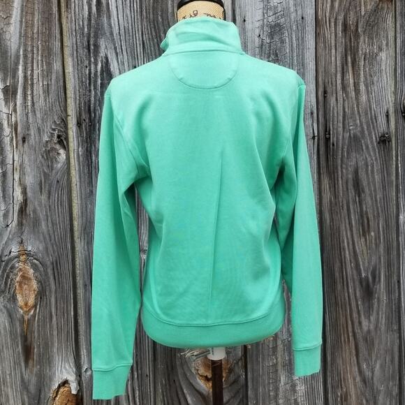 1/4 Zip Pullover Mint Green 100% Pima Cotton Vineyard Vines Size XS Sweatshirt - Picture 3 of 8